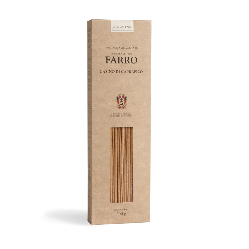 Casino Di Caprafico Farro Pasta Linguie, 17.6 oz | 500g