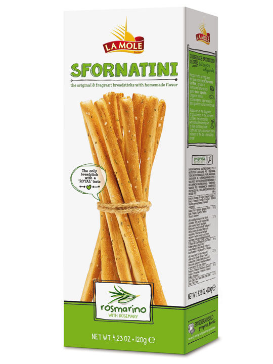 La Mole Breadsticks w/ Rosemary, 4.23 oz | 120g