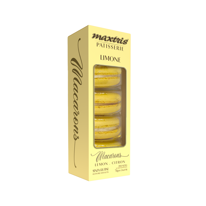 Maxtris Macarons Limone, 2.75 oz | 78g