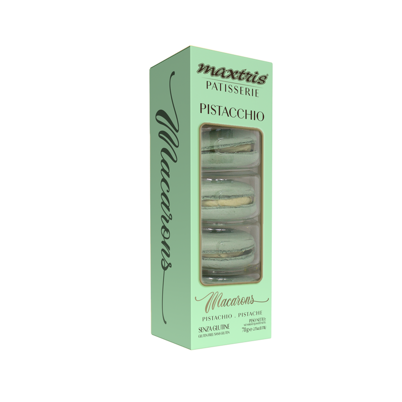 Maxtris Macarons Pistachio, 2.75 oz | 78g