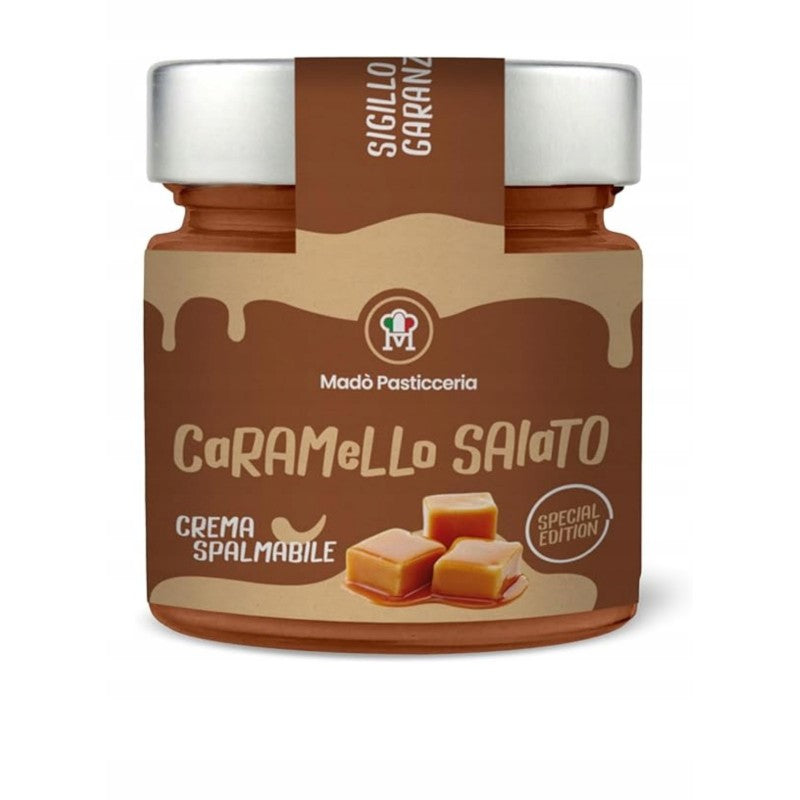 Mado Pasticceria Caramello Salto, Salted Caramel Spread, 200g