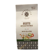 Box of Mandarella Italian Taste Risotto with mixed vegetables on a kitchen counter.