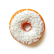 Maxtris Donuts Panna – Cream-Glazed Mini Donuts, Gluten Free, (210g, 6-Pack)