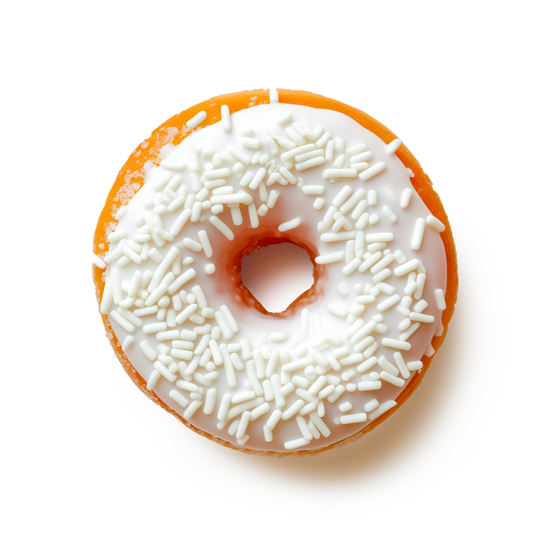Maxtris Donuts Panna – Cream-Glazed Mini Donuts, Gluten Free, (210g, 6-Pack)