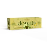 Maxtris Donuts Pistachio -Cream, Glazed Mini Donuts, Gluten Free, (210g, 6-Pack)