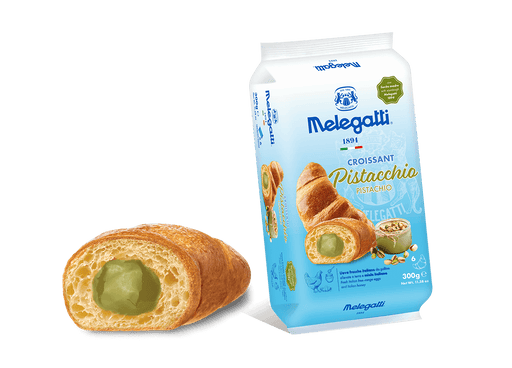 Melegatti Croissant with Pistacchio, 10.58 oz | 300g