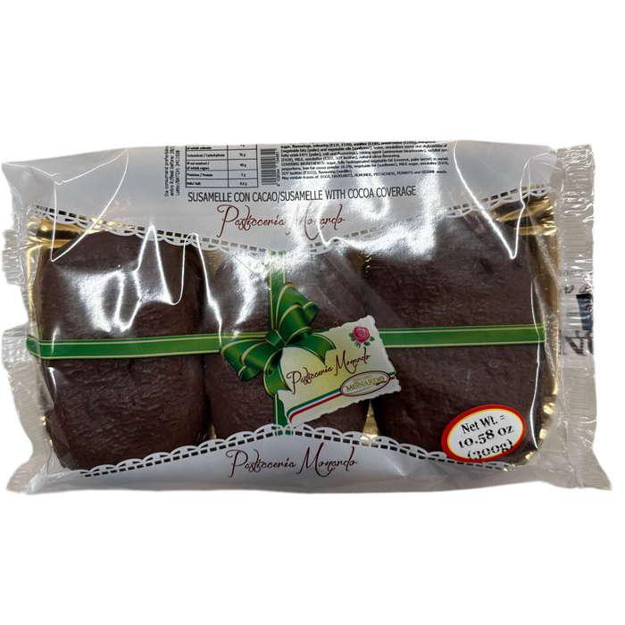 Monardo Susamelle Covered with Chocolate, 10.58 oz | 300g