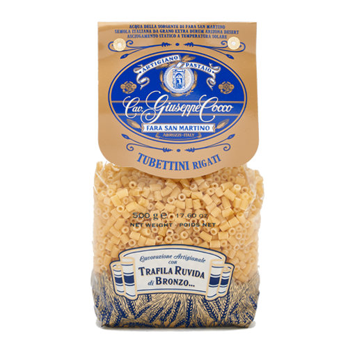Giuseppe Cocco Tubettini Rigati, #49, 17.6 oz