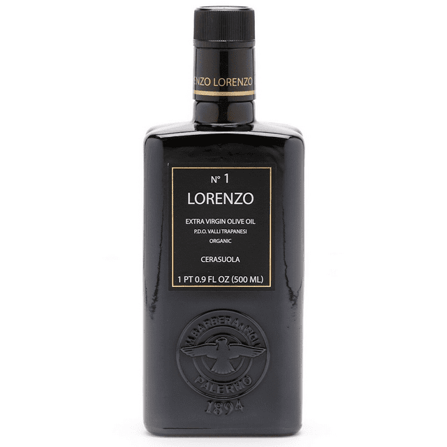 Lorenzo N. 1 Extra Virgin Olive Oil, P.D.O. Valli Trapanesi Organic Cerasuola, 16.9 fl oz | 500ml