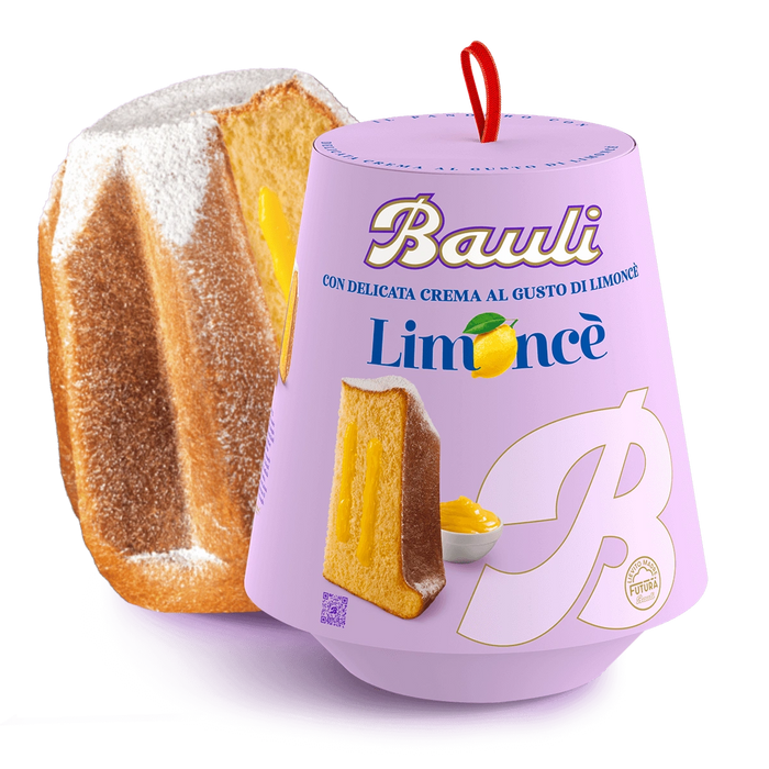 Bauli Pandoro Limonce, Pandoro with Lemon Cream Filling, 26.4 oz | 750g