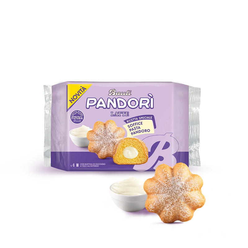 Bauli Pandorì al Latte –Cream Mini Pandoro (4‑Pack)