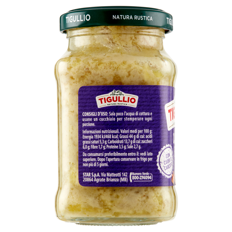 Tigullio Carciofi e Noci Pesto – 185 g (6.5 oz)