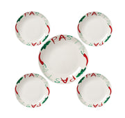 Familia Pasta 5 Piece Porcelain Pasta Set