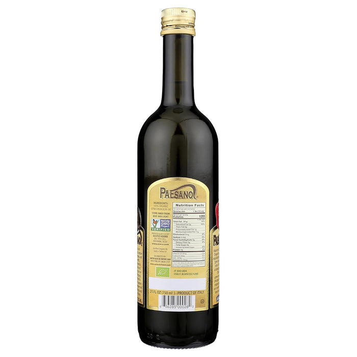 Paesanol Usda Organic Sicilian Extra Virgin Olive Oil, 33.8 oz | 1 Liter