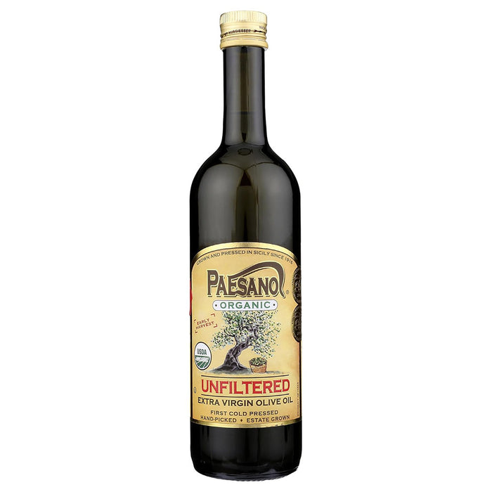 Paesanol Usda Organic Sicilian Extra Virgin Olive Oil, 33.8 oz | 1 Liter