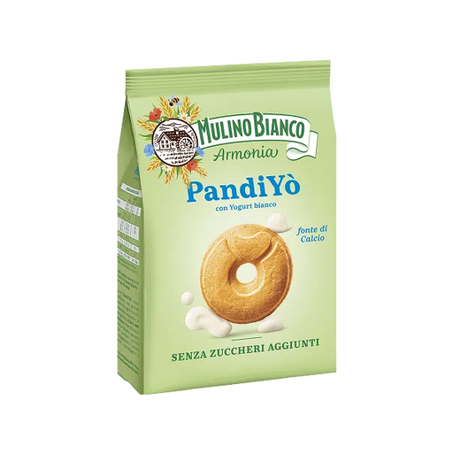 Green package of Mulino Bianco PandiYò on a white background