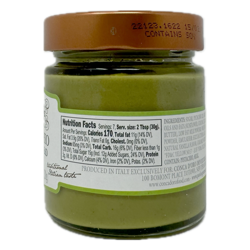Paolo's Pistachio Cream Spread, 7.4 oz | 210g