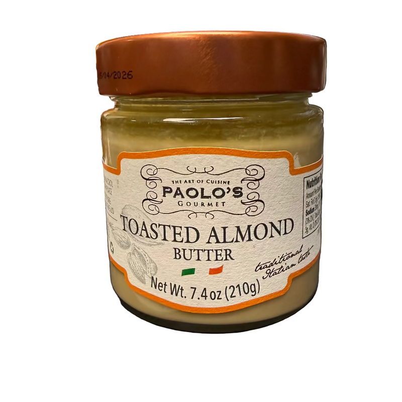 Paolo's Toasted Almond Butter, Cream di Mandorla, 7.4 oz | 210g