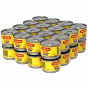 Can of Pastene solid light tuna in olive oil on a white background
