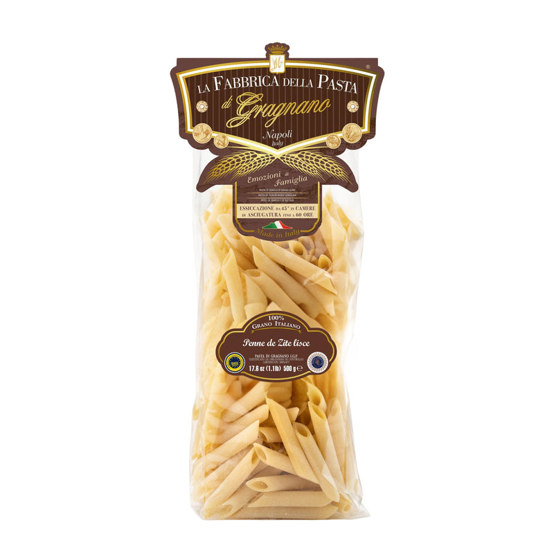 La Fabbrica Della Pasta e Penne de zite Lisce, #525, 17.6 oz | 500g