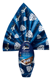 Perugina Baci Dark Chocolate Easter Egg w/ 3 Baci, 9.38 oz | 265g