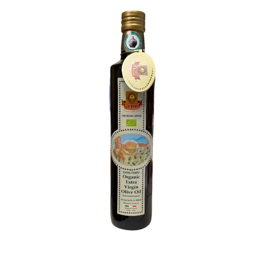 Polizzi 100% Organic Sicilian Extra Virgin Olive Oil, First Cold Press, 16.9 oz | 500 ml