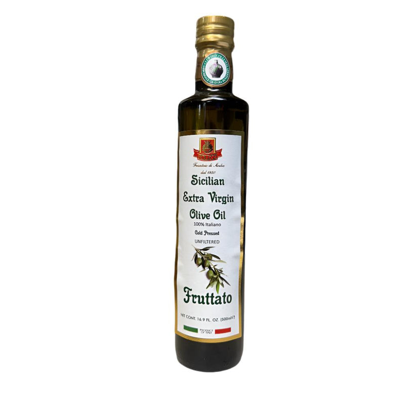 Polizzi Fruttato Sicilian Extra Virgin Olive Oil, 16.9 oz | 500 ml