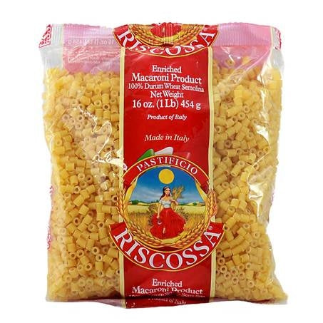 Riscossa Tubetti Lisci, #64, 16 oz