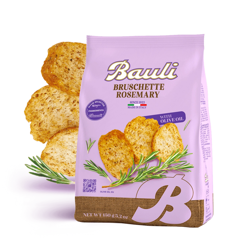Bauli Wholemeal Bruschette with Rosemary, 5.2 oz