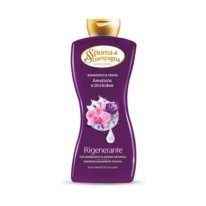 Spuma di Sciampagna Bodywash, Amethyst and orchid Rigenerante, 650ml