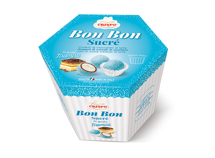Crispo Sucre Raffinati Dragees w/ Tiramisu, 1 lb 1.62oz | 500g