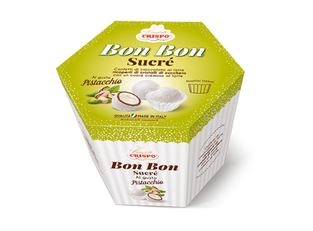 Crispo Sucre Raffinati Dragees w/ Pistachio, 1 lb 1.62oz | 500g