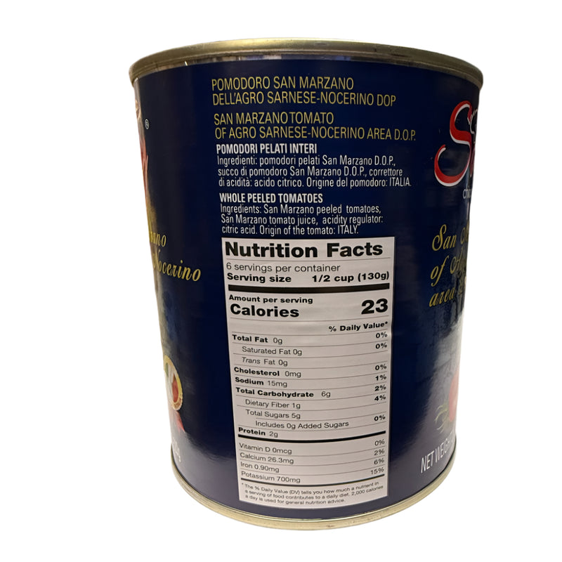 Sammy D.O.P San Marzano Tomatoes, 28 oz | 800g