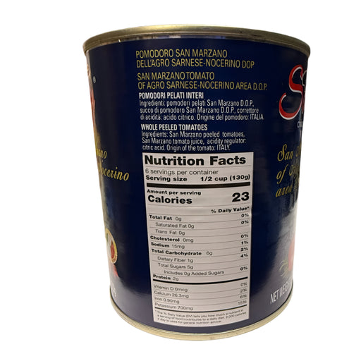 Sammy D.O.P San Marzano Tomatoes, 28 oz | 800g
