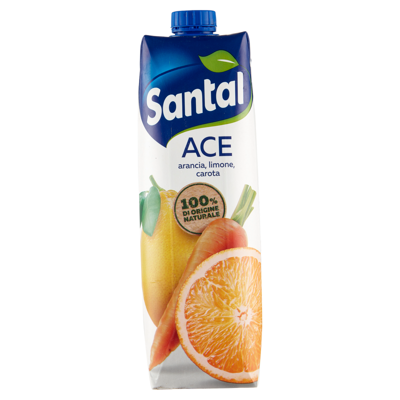 Santal ACE Arancia, Carota, Limone - Orange carrot and lemon, 1 LT | 1000ml