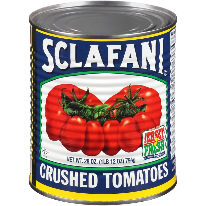Sclafani Crushed Jersey Tomatoes, 28 oz
