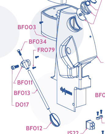 Didiesse BABY Frog Lever Bushing, BF011