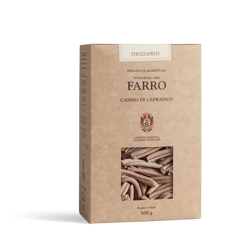 Casino Di Caprafico Farro Pasta Strozzapreti, 17.6 oz | 500g