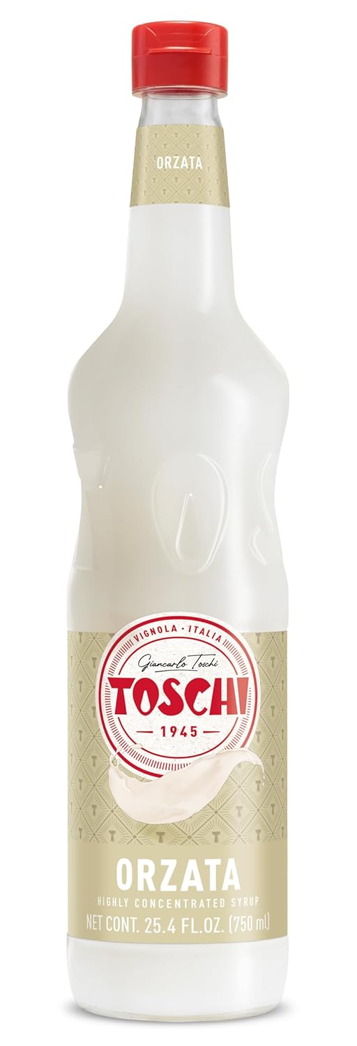 Toschi Orzata Concentrated Syrup Plastic Bottle, 25.4 fl oz | 750 ml