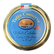 Tutto Conserve Whole Calabrian Spicy Anchovies in Oil, 10.58 oz | 300g