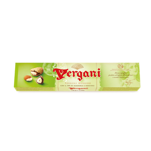 Vergani Soft Nougat w/ Almonds, 8.82 oz | 250g