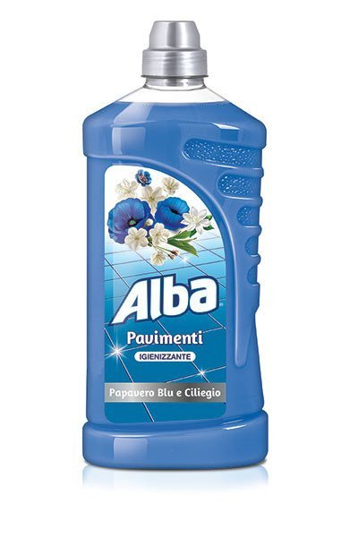 Alba Floor Cleaner, Blue Poppy and Cherry Scent, 33.8 oz | 1000 ml
