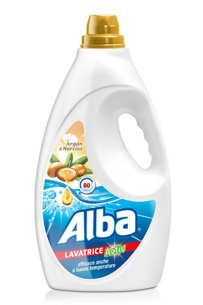 Alba Washing Machine Detergent, Lavatrice Argan e Narciso, 60 Washes, 3L