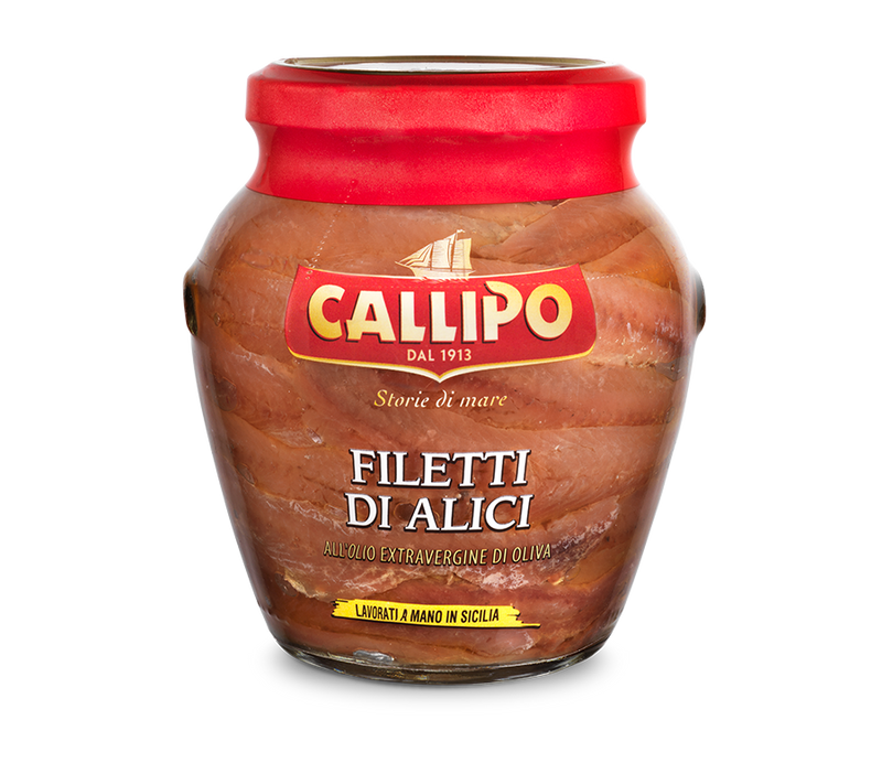 Callipo Fillets of Anchovies in Extra Virgin Olive Oil,