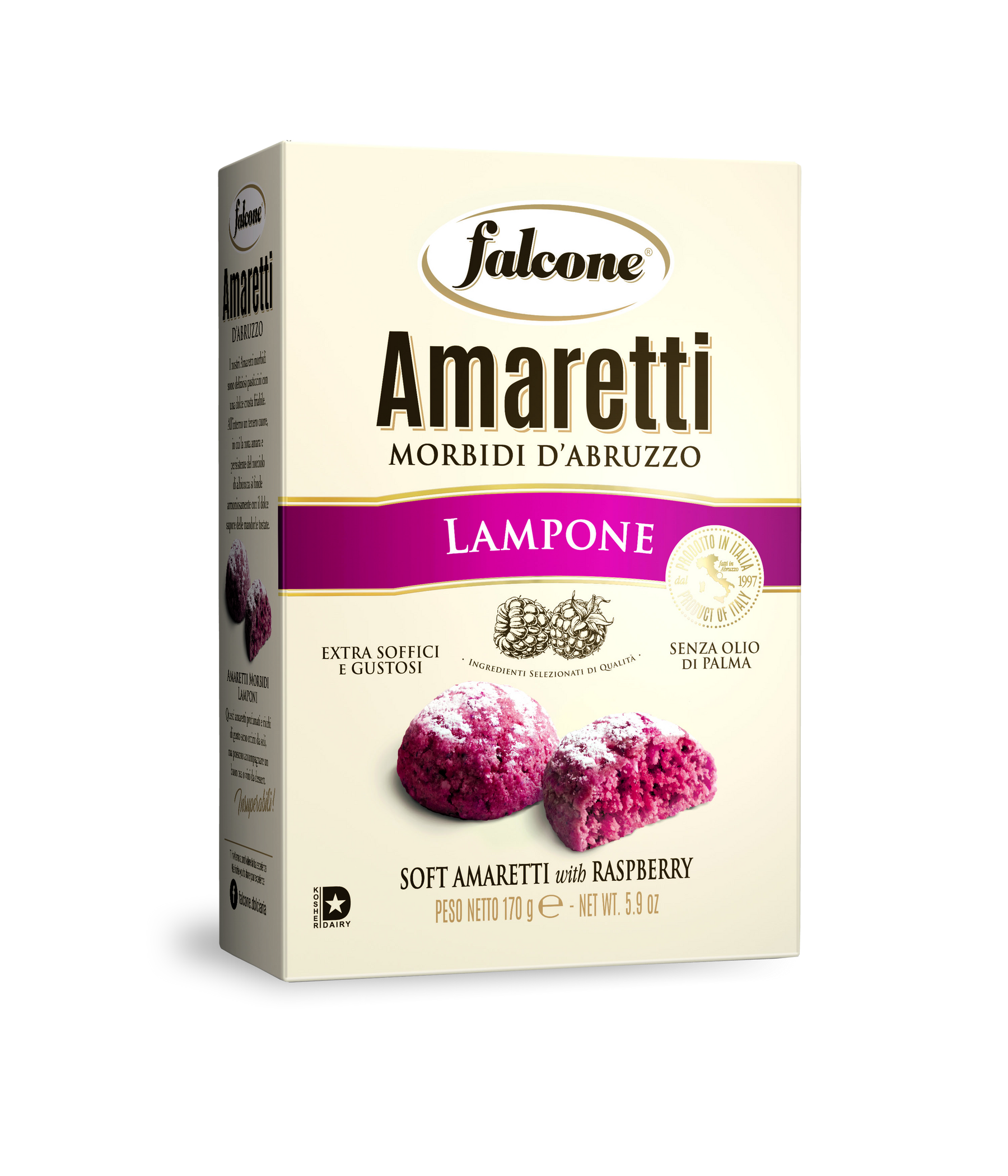 Falcone Soft Amaretti With Raspberry, 5.9 oz | 170g — Piccolo's ...