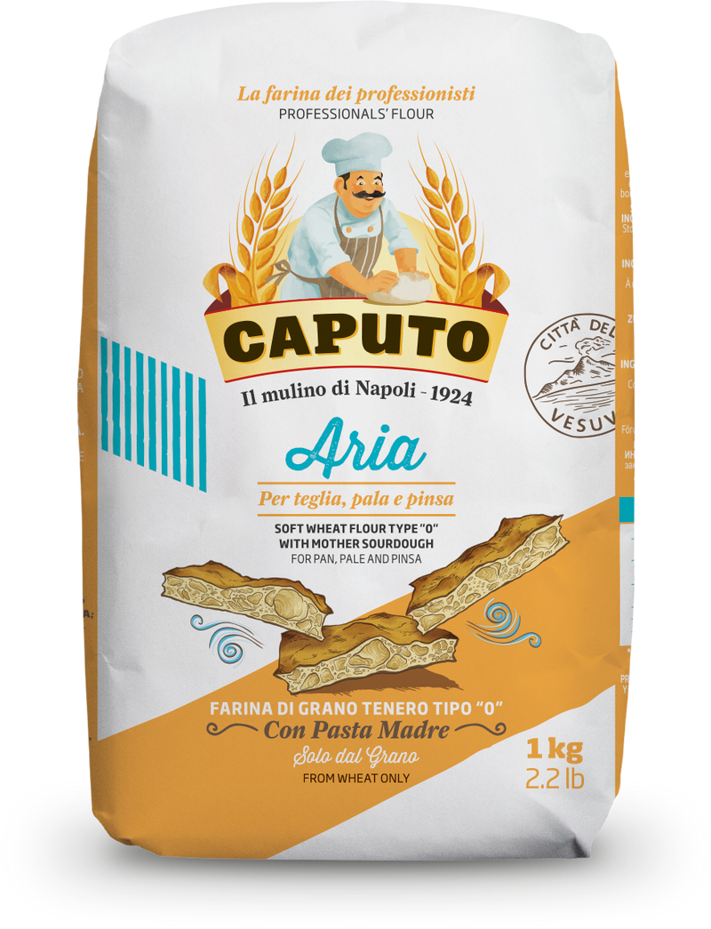 Caputo Aria Type 0 Flour, For Bread, Focaccia & Pinsa, 2.2 lb |1 kg