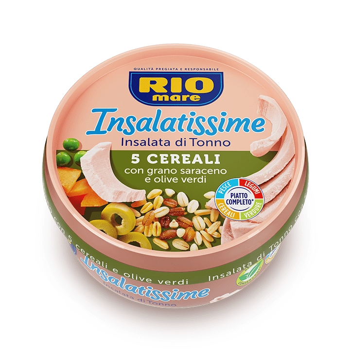 Rio Mare Insalatissime 5 Cereal Salads, 5 Cereali Salad, 7.6 oz. | 220g