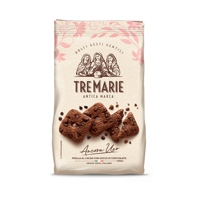 Tre Marie Ancora Uno Cocoa Cookies with Dark Chocolate Chips – 11.1 oz (315g)