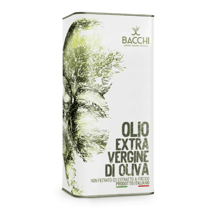 Bacchi Unfiltered Extra Virgin Olive Oil Tin, 3 Liter | 101.4 oz