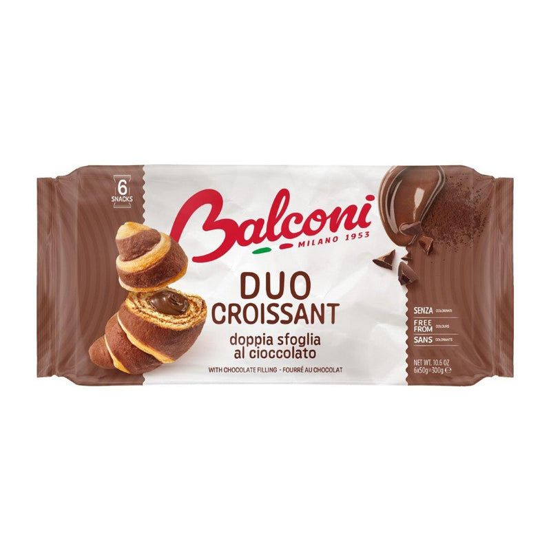 Balconi Duo Croissant with Chocolate Filling, 10.6 oz